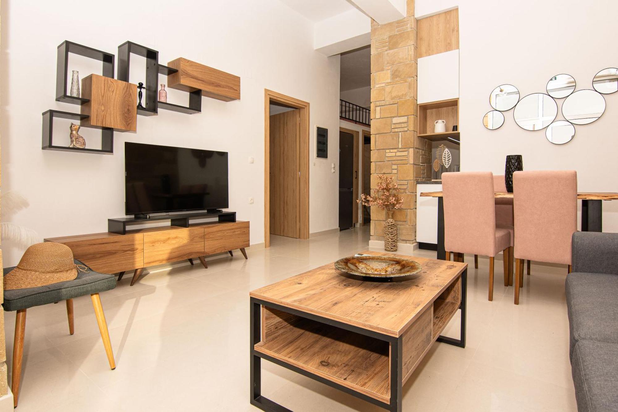Rikanthos Stone Sea View Apartment Ιι كيساموس المظهر الخارجي الصورة
