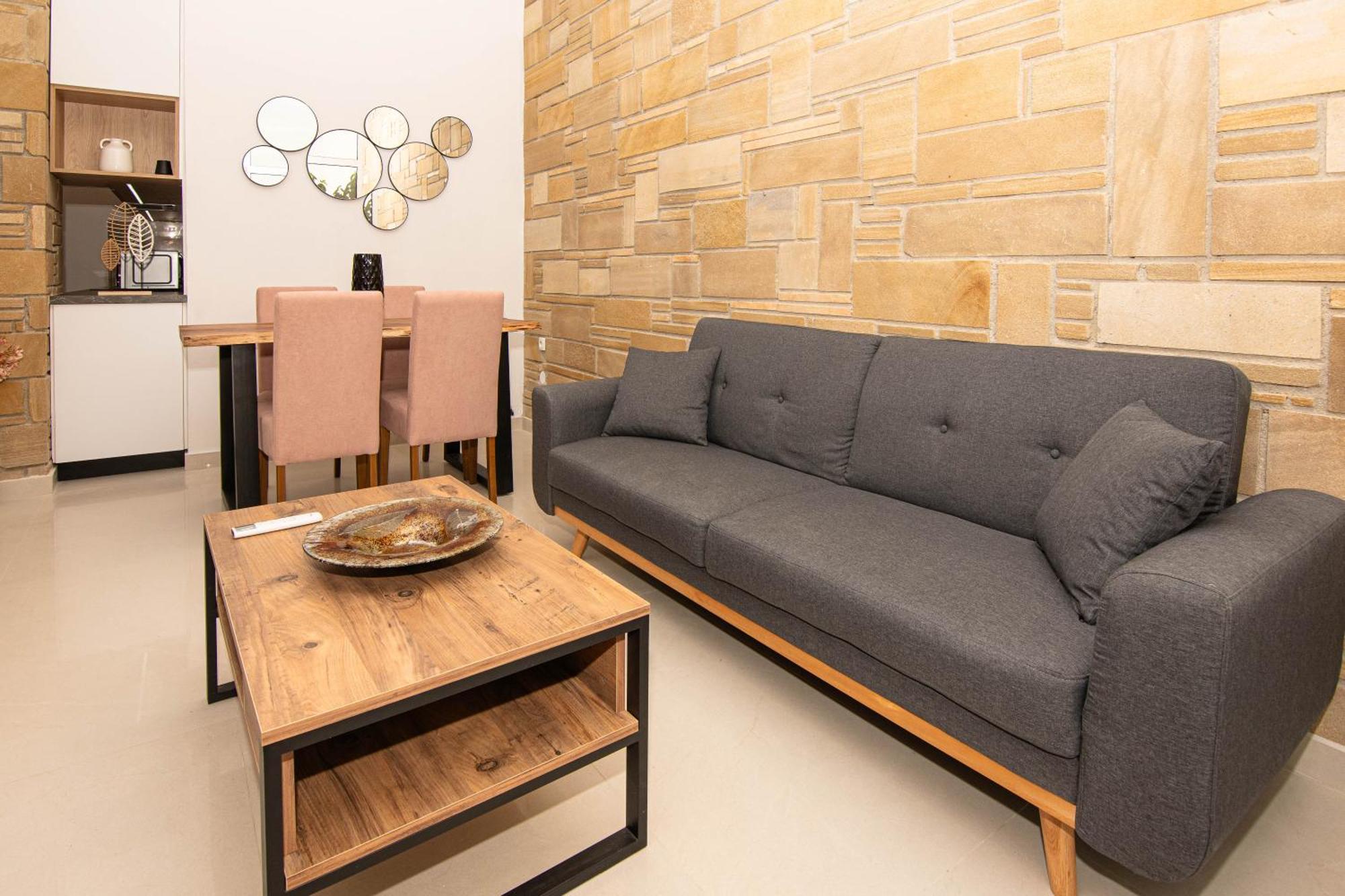 Rikanthos Stone Sea View Apartment Ιι كيساموس المظهر الخارجي الصورة