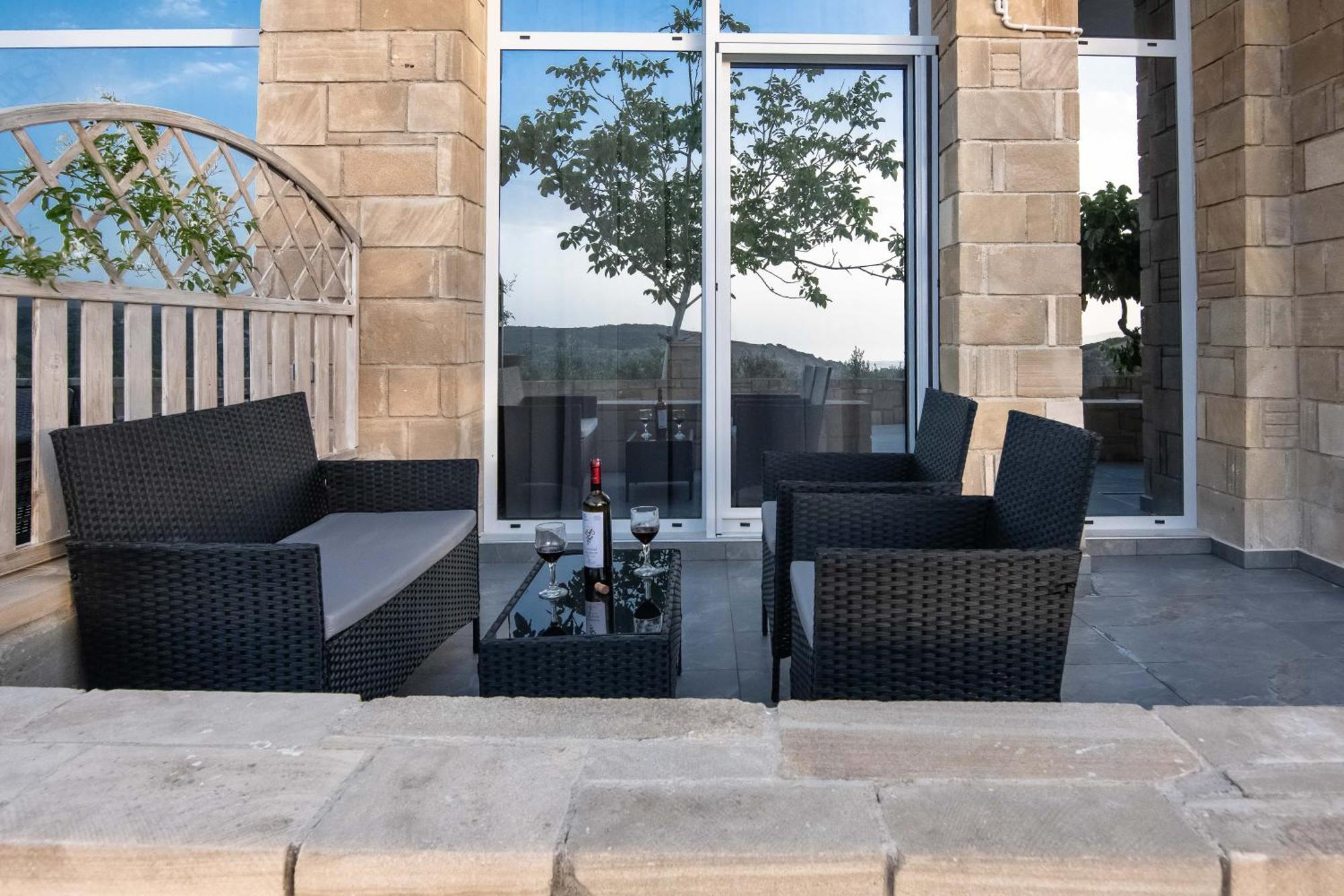 Rikanthos Stone Sea View Apartment Ιι كيساموس المظهر الخارجي الصورة