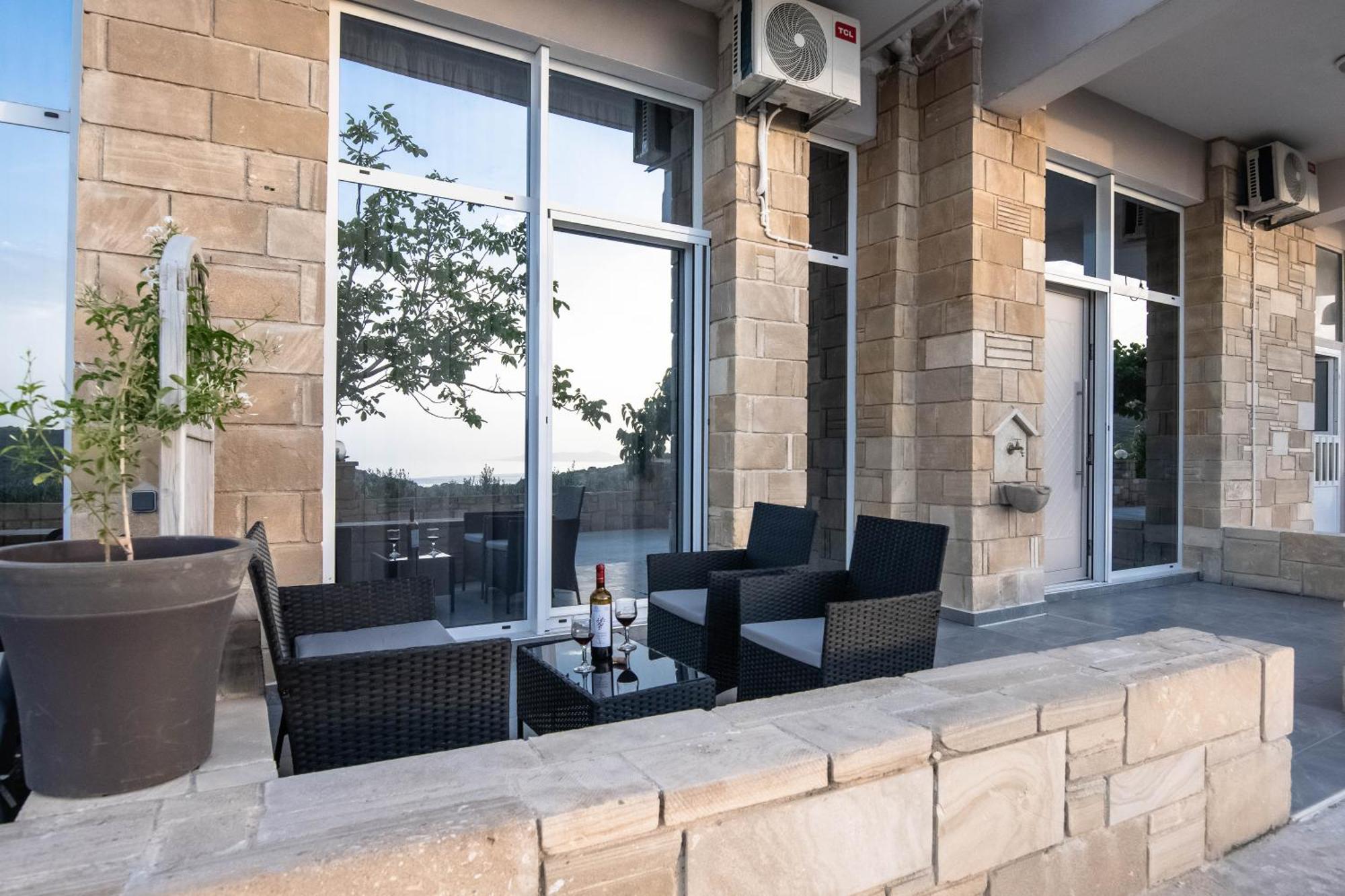 Rikanthos Stone Sea View Apartment Ιι كيساموس المظهر الخارجي الصورة